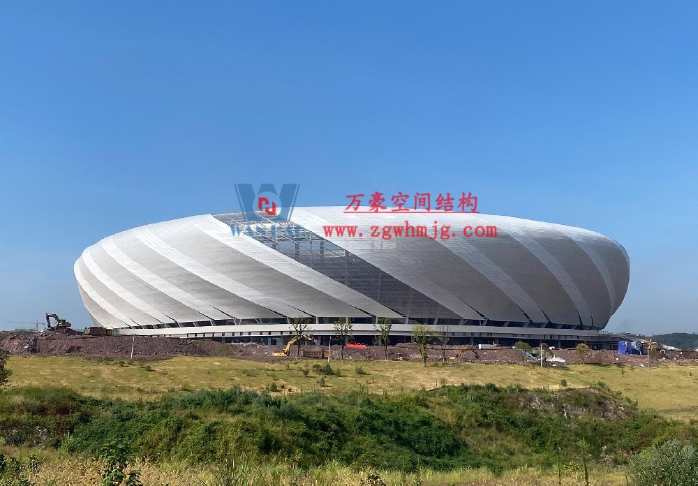 重慶龍興足球場ETFE屋面膜結構工程
