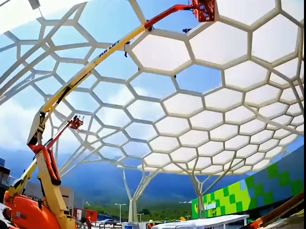 奇妙的ETFE膜結構，自帶藝術氣息的膜結構